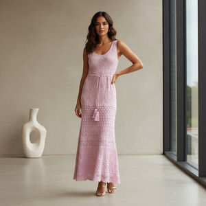 Venus Crochet Tank Maxi Dress or Cover-up Size S